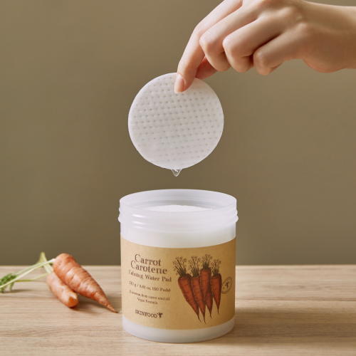 Soothing face pads with carrot extract - 60 pcs