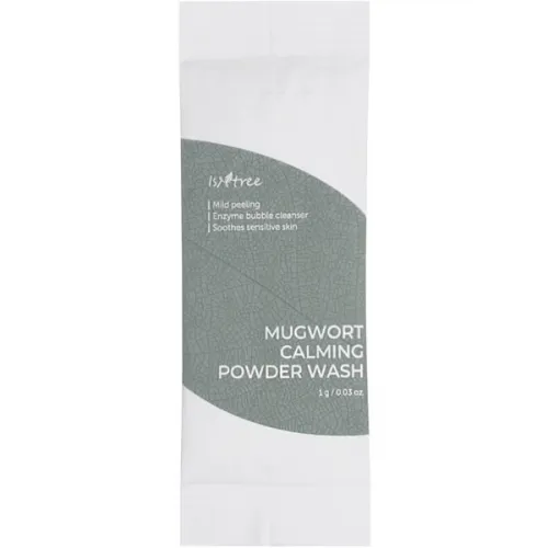 Успокаивающая энзимная пудра Isntree Mugwort Calming Powder Wash, 1g