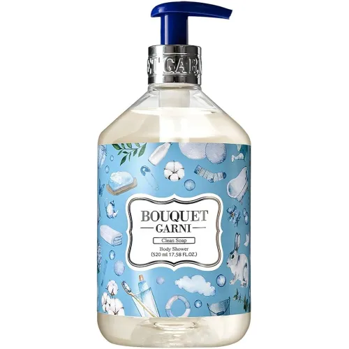 Парфумований гель для душу з чистим, свіжим ароматом Bouquet Garni Fragranced Body Shower Clean Soap 520 мл