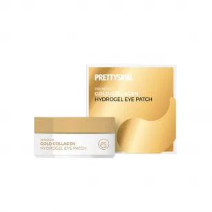 PRETTYSKIN Premium Gold Collagen Hydrogel Eye Patches, 60 pcs