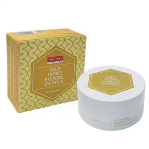 Επιθέματα ματιών υδρογέλης με νανο-χρυσό Purederm Gold Energy Hydrogel, 60 τεμ.