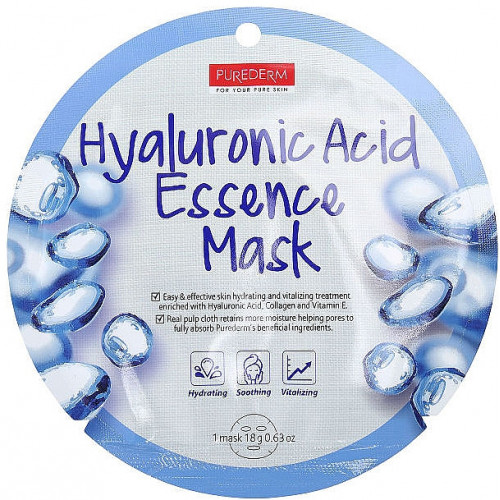 Collagen mask with hyaluronic acid