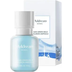 Moisturizing face serum with hyaluronic acid Muldream Vegan Green Mild 55ml