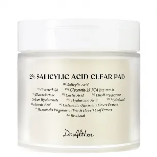 Cleansing Pads with 2% Salicylic Acid Dr.Althea - 2% Salicylic Acid Clear Pad, 65 pcs