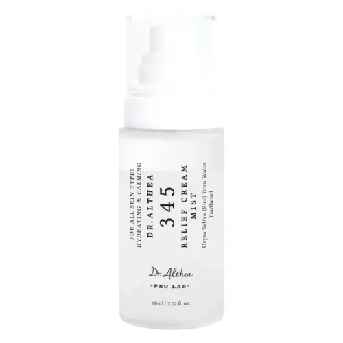 Two-phase cream mist for skin recovery with rice water DR. ALTHEA 345 Relief Cream Mist, 60 ml