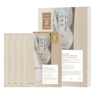 Restorative fabric mask with creamy essence for skin reconstruction DR. ALTHEA 345 Relief Cream Mask, 4 piece