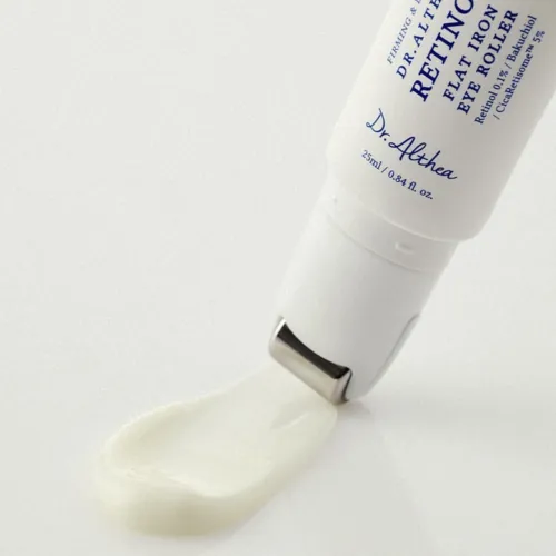 Cream roller for the skin around the eyes with retinol and peptides Dr.Althea retinol flat iron eye roller, 25ml