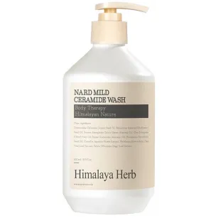 Nard Mild Ceramide Wash 500ml, απαλό αφρόλουτρο χωρίς άρωμα με κεραμίδια