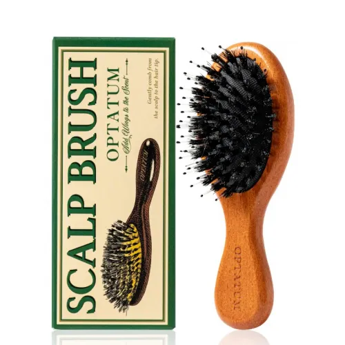 Compact hairbrush OPTATUM Mini Scalp Brush