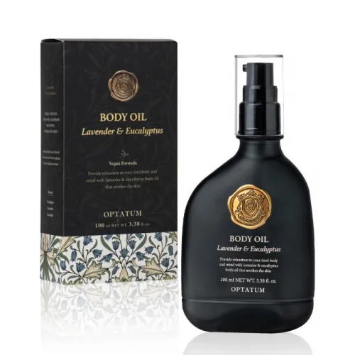 Aromatic Dry Body Oil "Lavender and Eucalyptus" OPTATUM Body Oil, 100ml