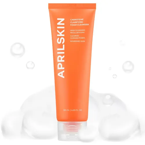 Морквяна пінка для вмивання обличчя APRILSKIN Real Carrotene Acne Foam Cleanser 120мл