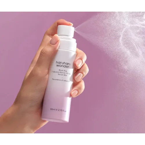 Зволожуючий спрей-сироватка з пробіотиками та NAD+ Haruharu Wonder Black Rice Probiotics Barrier NAD+ Serum Mist, 80мл