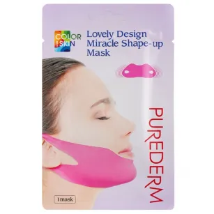 Purederm Chin and cheekbone bandage mask, 1 pcs