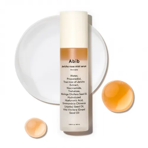 Two-phase face spray Abib - Jericho Rose Mist Serum Glow Spray, 100ml