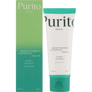 Успокаивающий крем для лица с пантенолом PURITO Mighty Bamboo, 100ml
