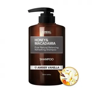 Shampoo for hair "Amber Vanilla" KUNDAL HONEY & MACADAMIA NATURE SHAMPOO AMBER VANILLA, 500 ml Shampoo for hair "Amber Vanilla" KUNDAL HONEY & MACADAMIA NATURE SHAMPOO AMBER VANILLA, 500 ml