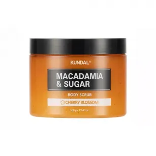 Скраб для тела Kundal с цветком макадамии и сахарной вишни, 550 г.