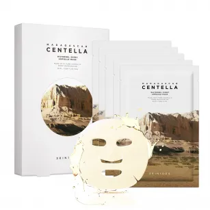 Moisturizing sheet masks with centella SKIN1004 Madagascar Centella, 5 pcs