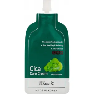 Restorative face cream with centella BEAUSTA Cica care cream, 10pcs x 20ml