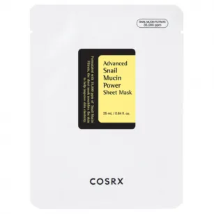 Ενυδατική υφασμάτινη μάσκα προσώπου COSRX Advanced Snail Mucin, 1pcs