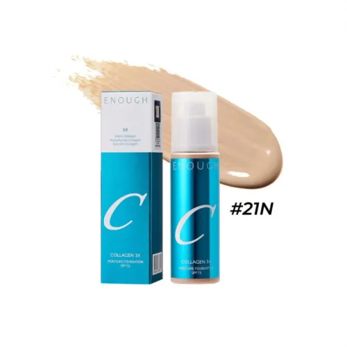 Тональный крем для лица ENOUGH Collagen 3X Moisture Foundation SPF15 № 21N 100ml
