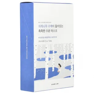Набор увлажняющих тканевых масок с березовым соком ROUND LAB Birch Juice Moisturizing Mask Sheet 25мл х 10шт