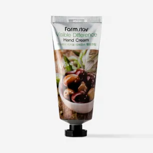 Κρέμα χεριών με εκχύλισμα ελιάς FARMSTAY Visible Difference Hand Cream Olive, 100ml