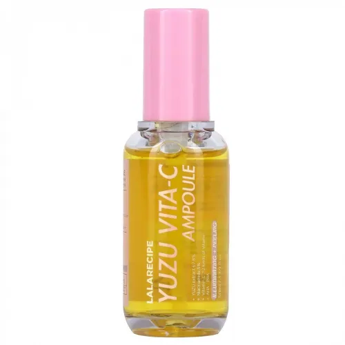 Освітлююча сироватка з ніацинамідом 5% та екстрактом юдзу LALARECIPE Yuzu Vita C Ampoule, 50мл