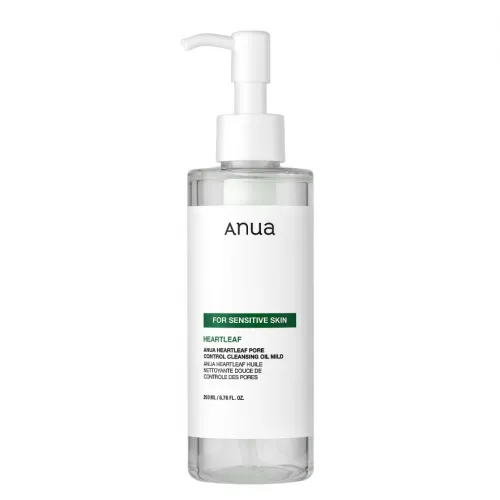 Некомедогенное гидрофильное масло для лица ANUA Heartleaf Pore Control Cleansing Oil Mild, 200мл