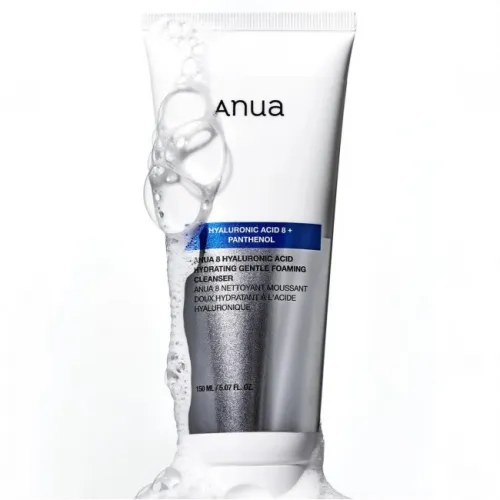 М'яка пінка для вмивання Anua 8 Hyaluronic Acid Hydrating Gentle Foaming Cleanser, 150 мл