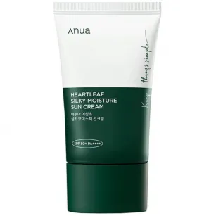 Moisturizing Sunscreen ANUA Heartleaf Silky Moisture Sunscreen SPF50+, 50ml