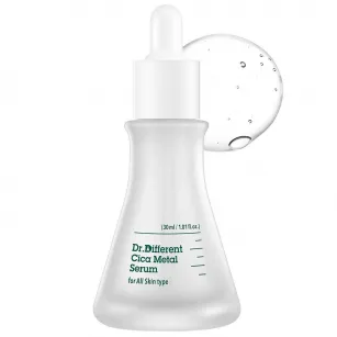 Soothing serum with zinc and copper tripeptide Dr.Different Cica Metal Serum, 30ml Soothing serum with zinc and copper tripeptide Dr.Different Cica Metal Serum, 30ml