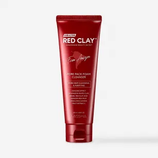 Cleansing foam mask for washing MISSHA Amazon Red Clay, 120 ml