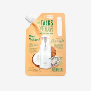 Μάσκα Νυκτός Θρέψης Missha Talks Vegan, 10 g Μάσκα Νυκτός Θρέψης Missha Talks Vegan, 10 g