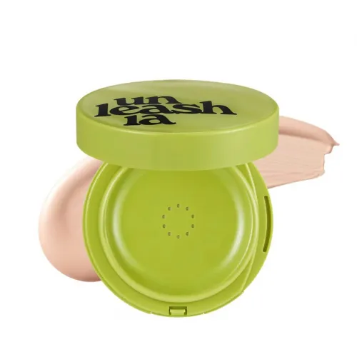 Satin Finish Foundation Cushion UNLEASHIA Healthy Green Cushion SPF30/PA++, 15g