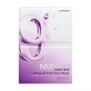 Лифтинг-маска для контура лица NUMBUZIN No.9 NAD+ BIO Lifting-sil Full Face Mask, 1шт