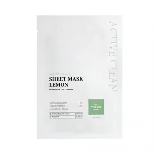 Υφασμάτινη μάσκα με λεμόνι Village 11 Factory active clean