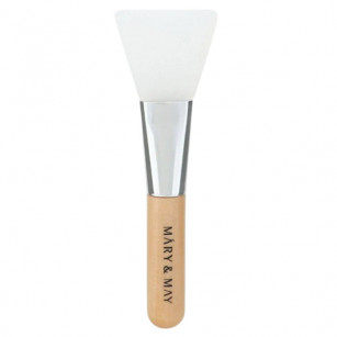 Silicone brush for applying masks