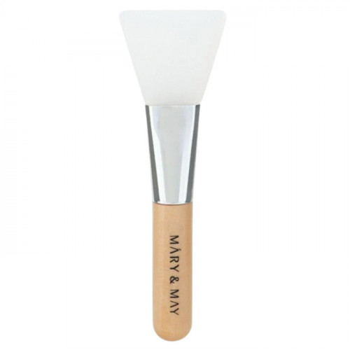 Silicone brush for applying masks