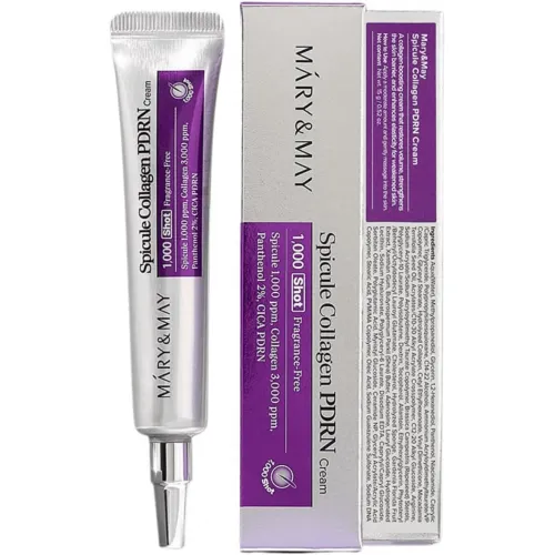 Колагеновий крем для обличчя зі спікулами та PDRN Mary&May - Spicule Collagen PDRN Cream, 15 мл