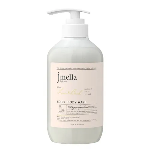 Парфумований гель для душу Лайм та базилік Jmella in france Lime & Basil, 500мл