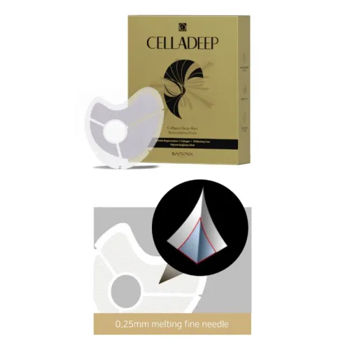 Патчі колагенові для використання зі спеціальним пристроєм Rootonix Celladeep Device Collagen Deep-Shot Rejuvenating Patch, 5шт
