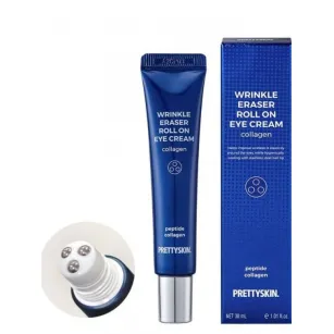 Κρέμα - Ρόλερ Για Τα Βλέφαρα PrettySkin Wrinkle Eraser, 30ml