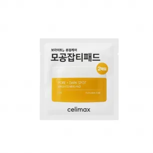 Μαντηλάκια Λάμψης για το Πρόσωπο Celimax Pore + Dark Spot Brightening Pad, 2 τεμ.