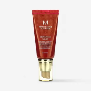 BB cream for face MISSHA M Perfect Cover No.25 "Warm Beige" SPF42/PA++ 50 ml