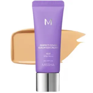 BB Cream for Face - MISSHA M Perfect Cover BB Cream SPF50/PA+++ Honey Beige, 20ml