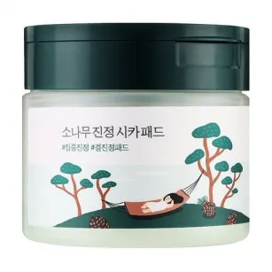 Успокаивающие пилинг-пэды с экстрактом сосновых иголок ROUND LAB Pine Calming Cica Pad, 50шт