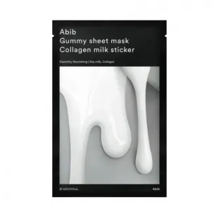 Увлажняющая тканевая маска с коллагеном ABIB Gum Sheet Mask Collagen Milk Sticker, 1шт