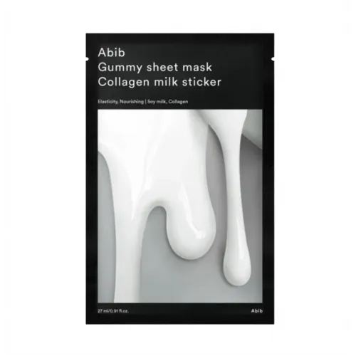 Зволожуюча тканинна маска з колагеном ABIB Gum Sheet Mask Collagen Milk Sticker, 1шт