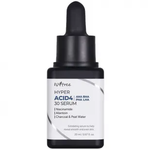 Peeling serum for the face with acids IsNtree Hyper Acid4 AHA BHA PHA LHA, 20 ml